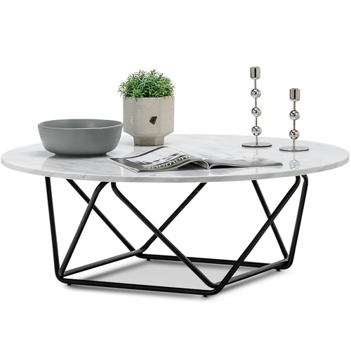 Marble coffee table temple deals and webster